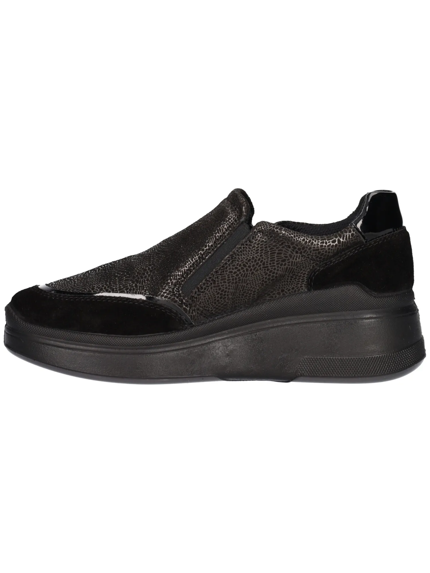 Scarpa casual con zeppa Igi&Co da donna nera