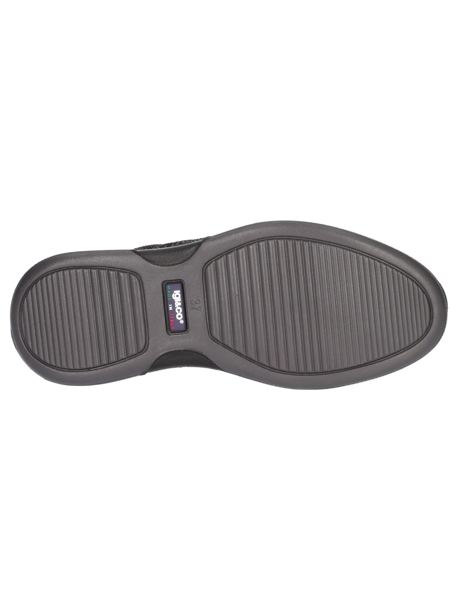 Scarpa casual con zeppa Igi&Co da donna nera
