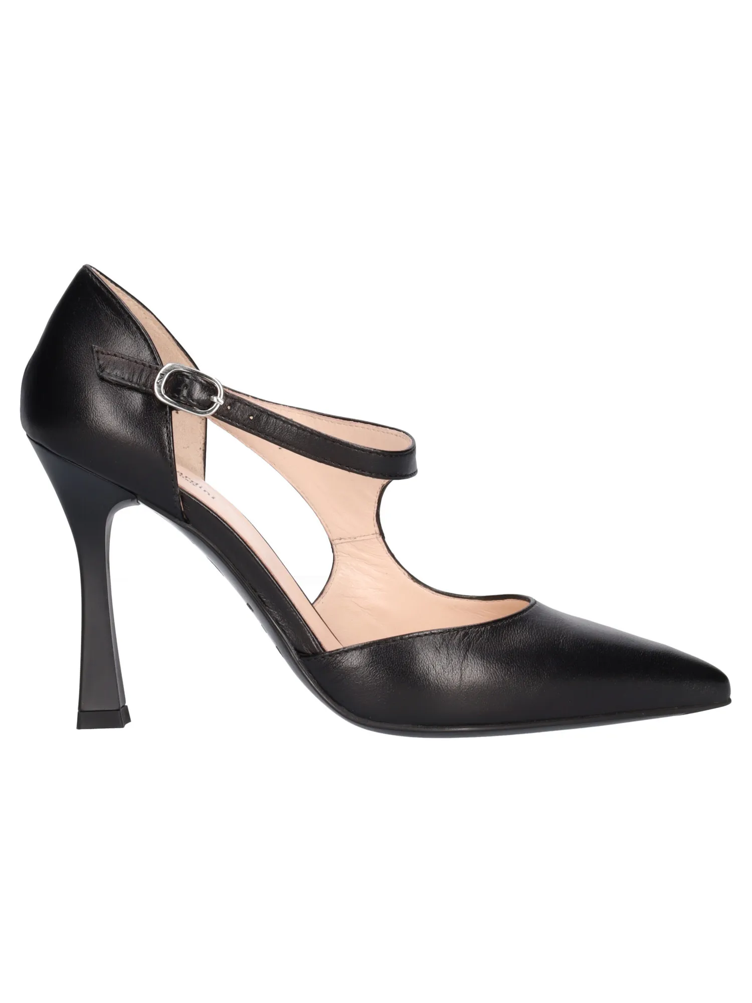 Scarpa con tacco fino Nero Giardini da donna nera