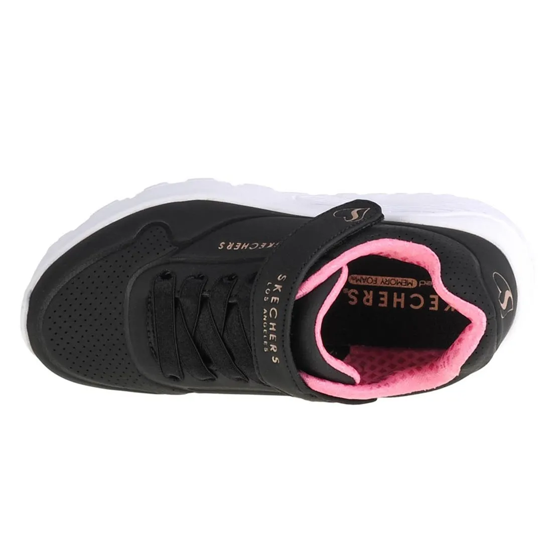 Scarpe casual da Bambina - SKECHERS Art. 310451LBKRG sneakers nero con strappo