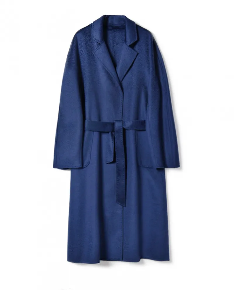 Shenghong 23 Autunno e Inverno New M Home Cappotto in lana cashmere con ondulazioni d'acqua double-face fatto a mano per la vers