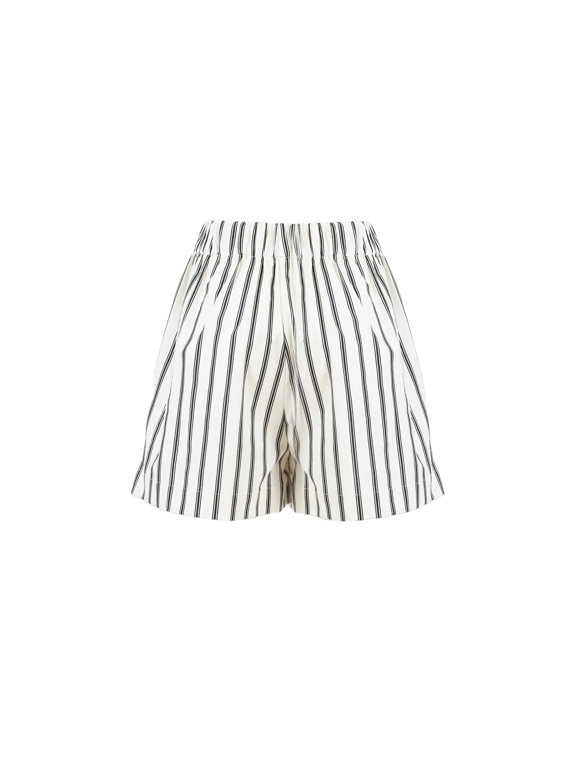 SHORTS A RIGHE IN COTONE