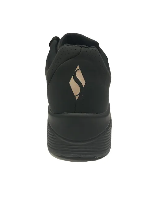Skechers Uno Stand On Air women's sneakers shoe 73690BBK black