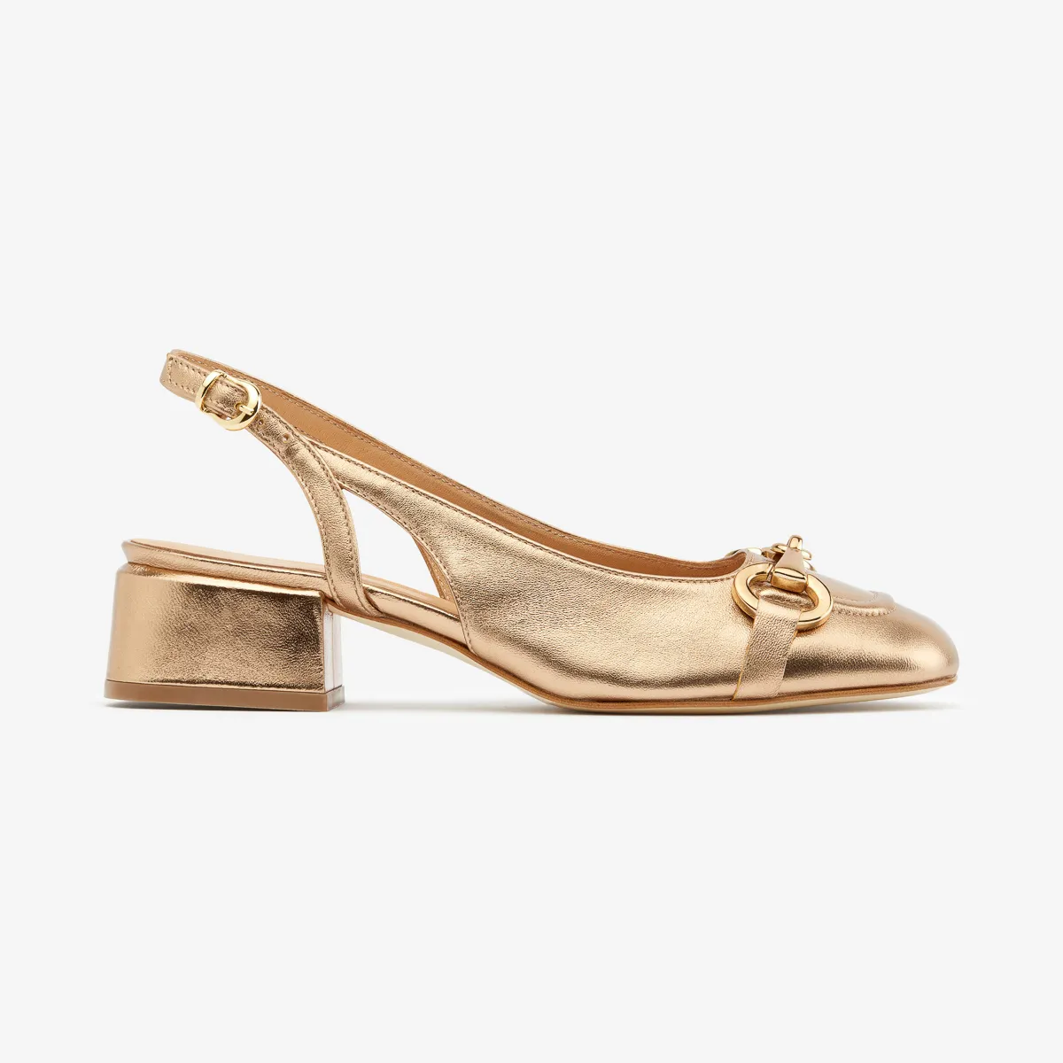 Slingback Quadra Bronzo