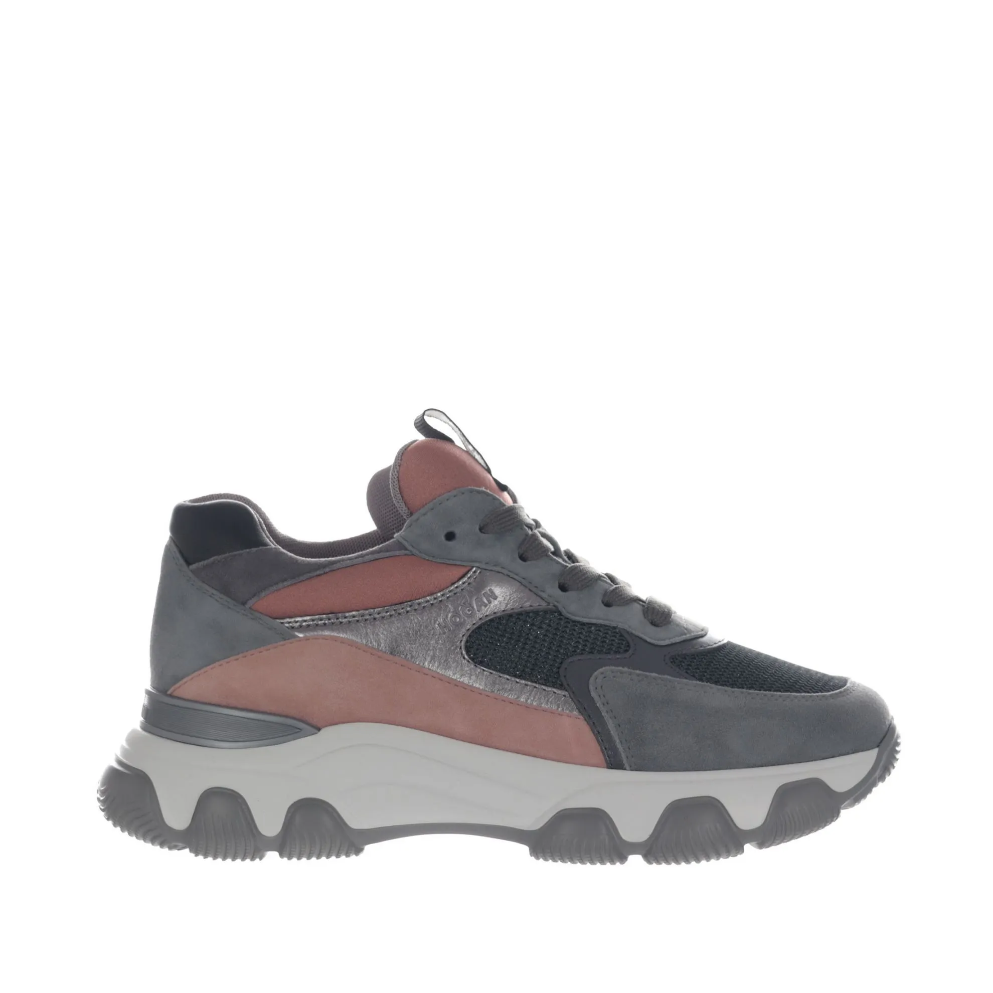 Sneaker hyperactive in pelle scamosciata