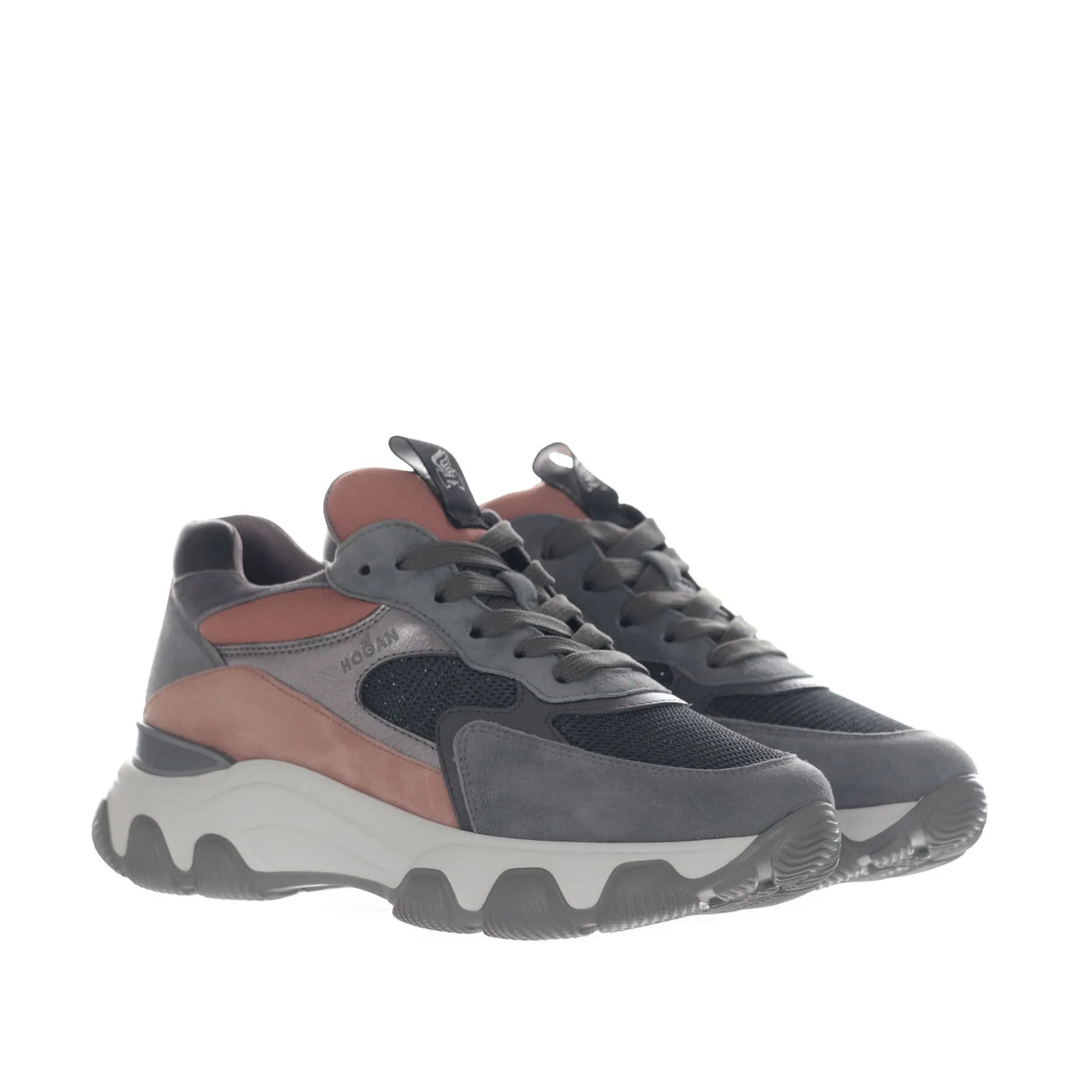 Sneaker hyperactive in pelle scamosciata