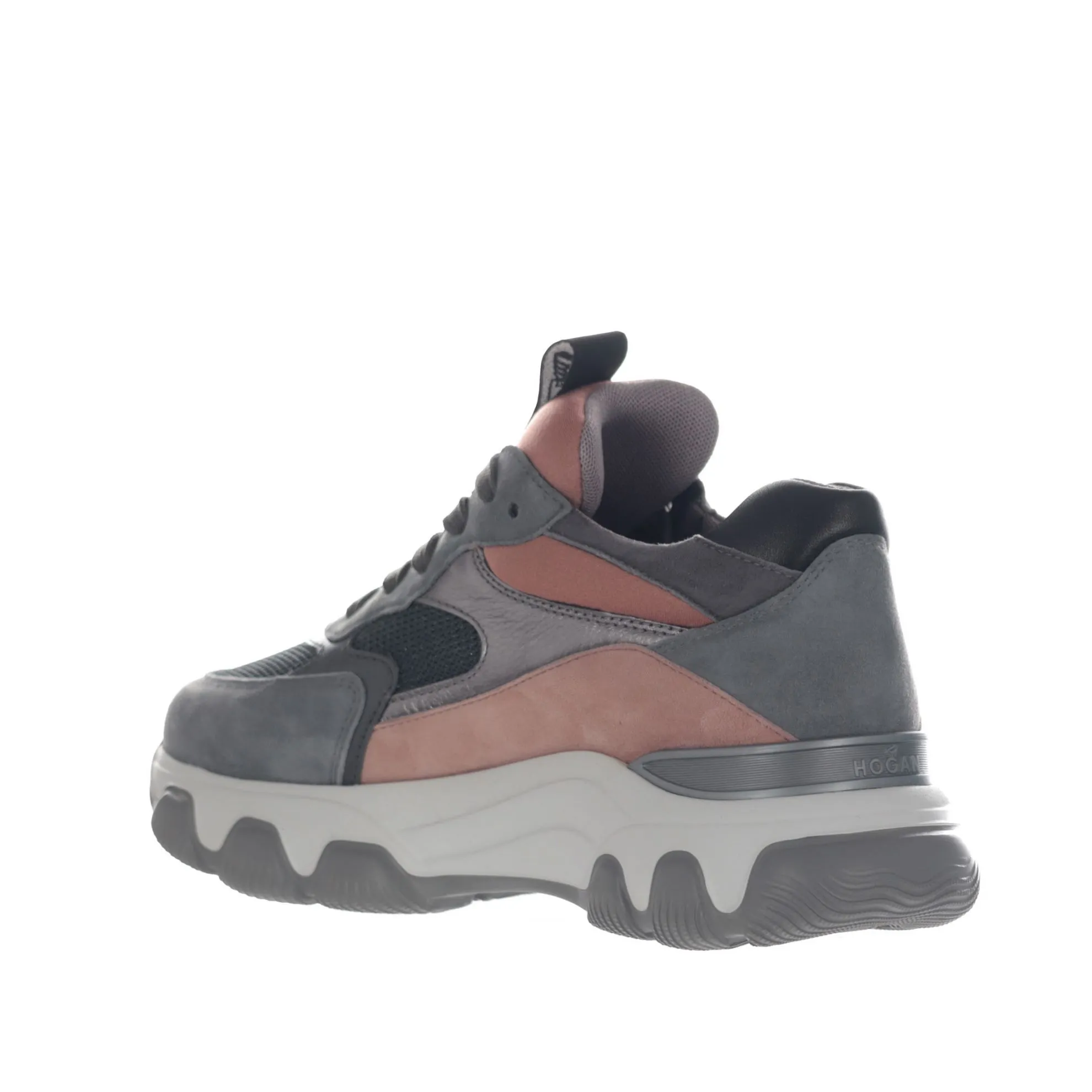 Sneaker hyperactive in pelle scamosciata