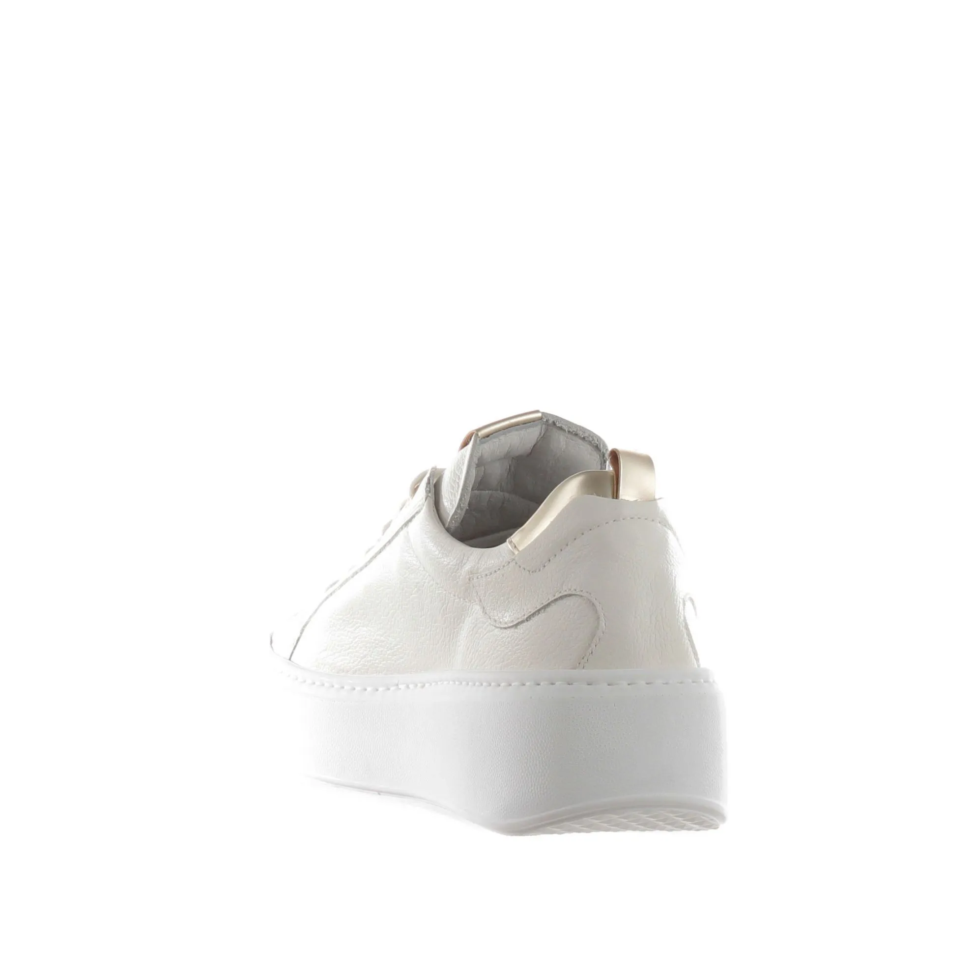 Sneaker in pelle con zip