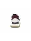 Sneakers Crime London MAGNETIC in camoscio e stampato nero e leopardato