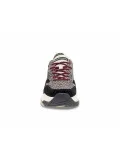 Sneakers Crime London MAGNETIC in camoscio e stampato nero e leopardato