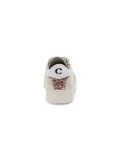 Sneakers Crime London SONIK LOW CUT in laminato e glitter carne e rosa