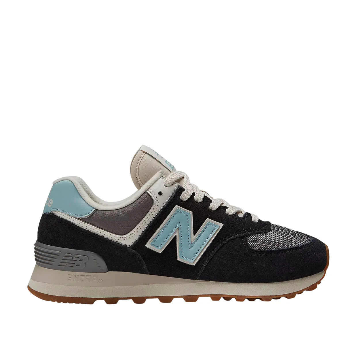 Sneakers Donna New Balance 574v2 Nero / Azzurro