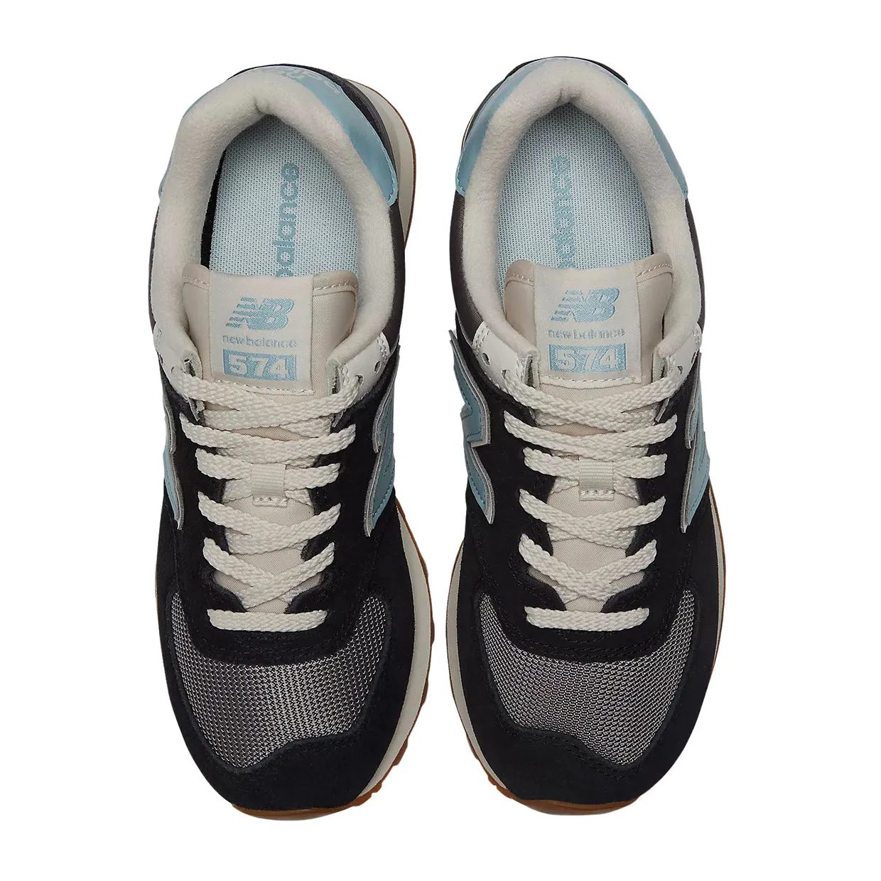 Sneakers Donna New Balance 574v2 Nero / Azzurro