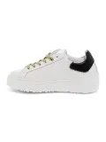 Sneakers Ed Parrish ALESSIA in pelle bianco e nero