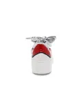 Sneakers Ed Parrish ALESSIA in pelle e vernice bianco e rosso