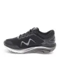Sneakers MBT GTC-2000 LACE UP RUNNING W in tessuto e ecopelle nero e grigio