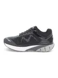 Sneakers MBT GTR RUNNING W in tessuto e ecopelle nero e grigio