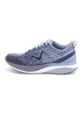 Sneakers MBT HURACAN 3000 LACE UP W in tessuto e ecopelle blu e grigio