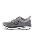 Sneakers MBT SPEED-1200 LACE UP RUNNING W in tessuto e ecopelle grigio e nero