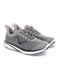 Sneakers MBT SPEED-1200 LACE UP RUNNING W in tessuto e ecopelle grigio e nero