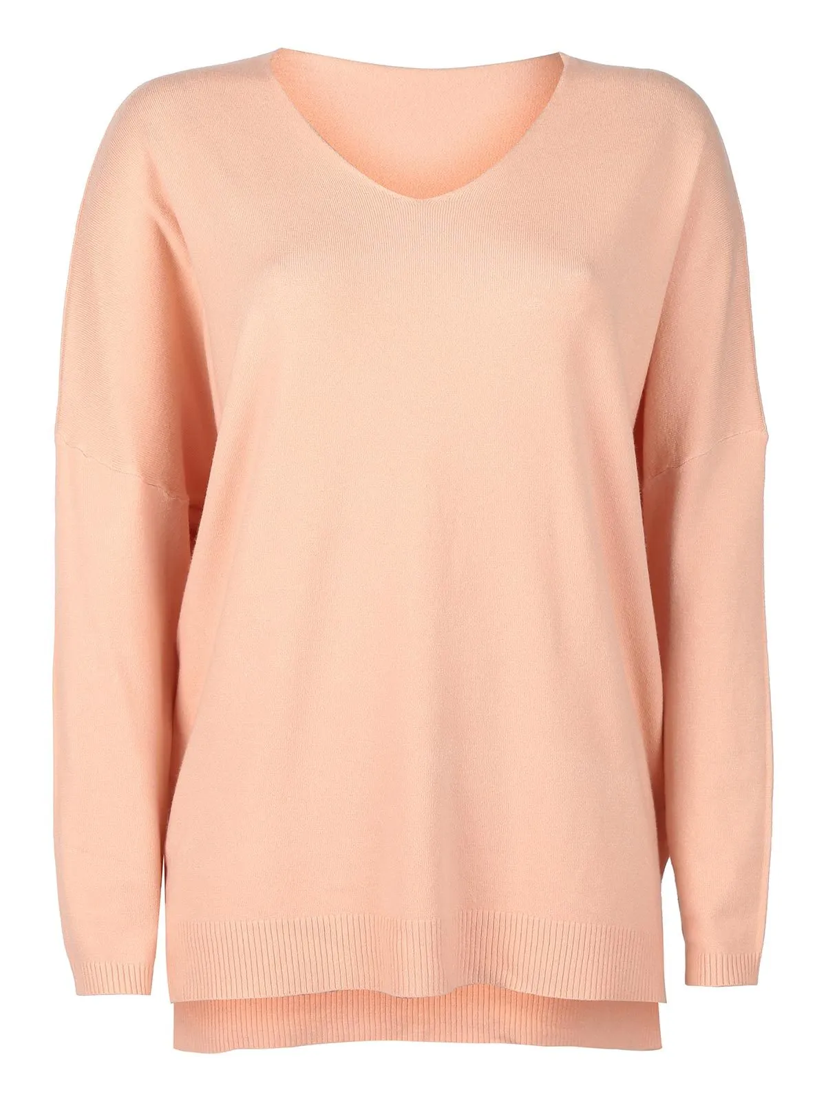 Solada Maxi pull col V oversize femme