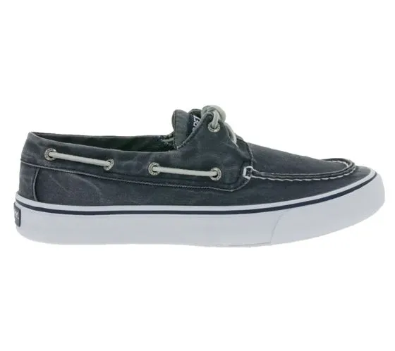 SPERRY Bahama II SW scarpe basse estive da uomo, scarpe da barca, scarpe di tela, blu scuro o grigio/blu