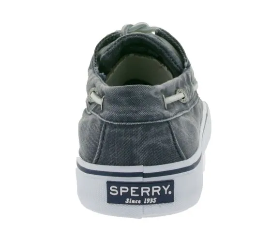 SPERRY Bahama II SW scarpe basse estive da uomo, scarpe da barca, scarpe di tela, blu scuro o grigio/blu