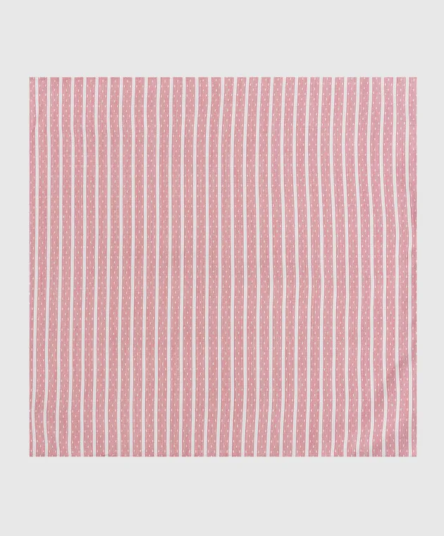 Stefano Ricci Sciarpa a righe rosse per bambini YFZ25LJ1653