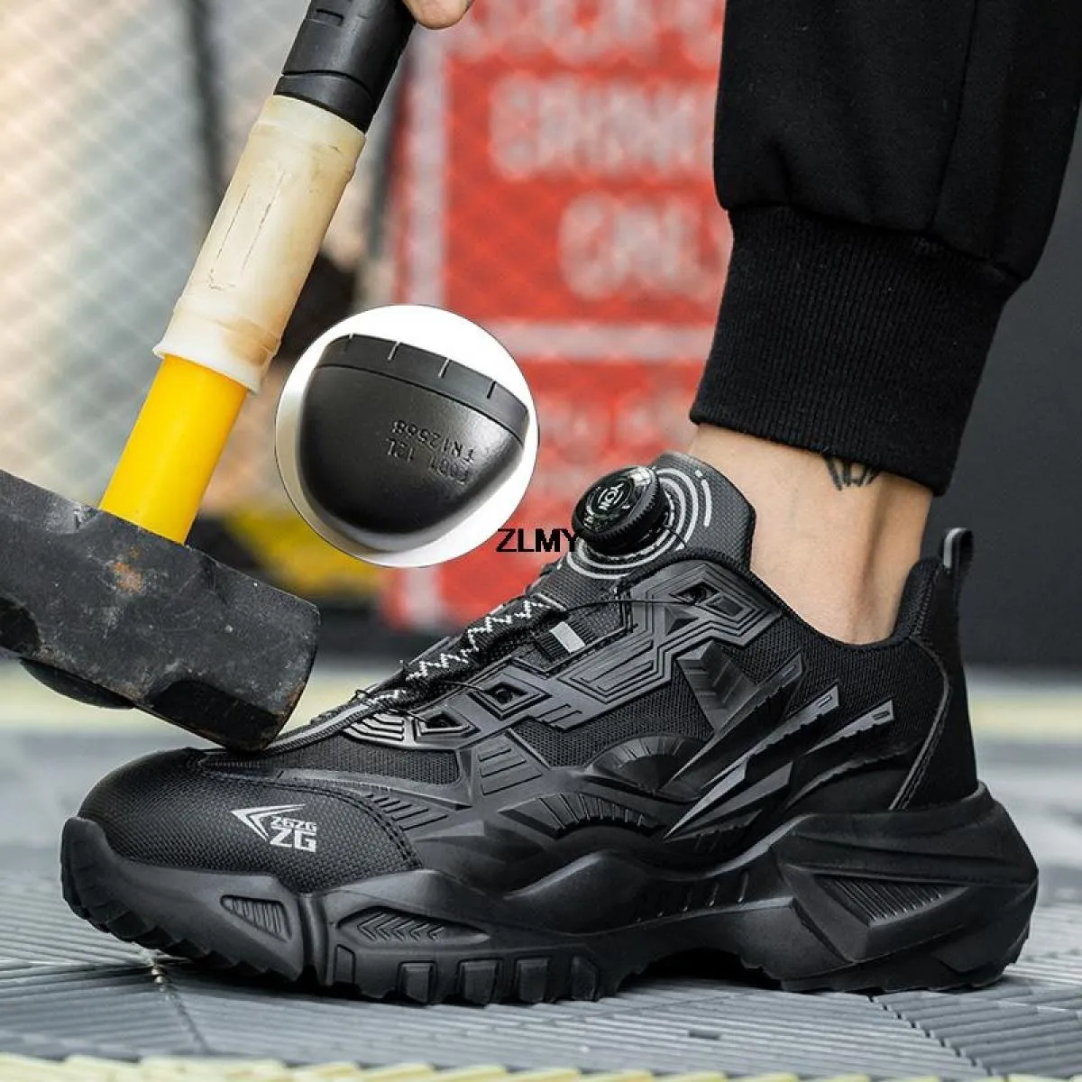Stivale antinfortunistico da lavoro Scarpe da ginnastica da lavoro antiforatura Scarpe antinfortunistiche da uomo Scarpe antinfo