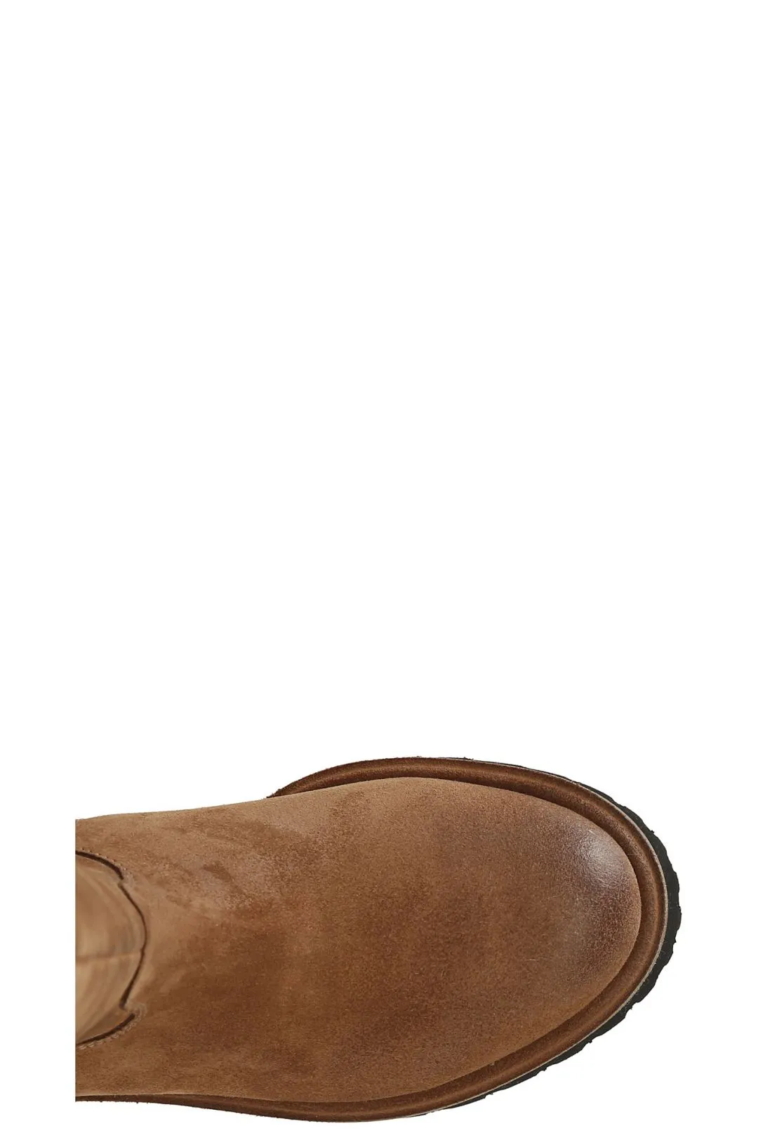 stivale donna in pelle scamosciata biscotto