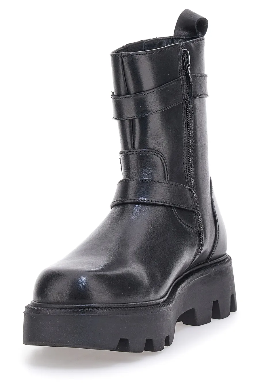 Stivaletto Biker Vera Pelle Pittarello Rock 6654