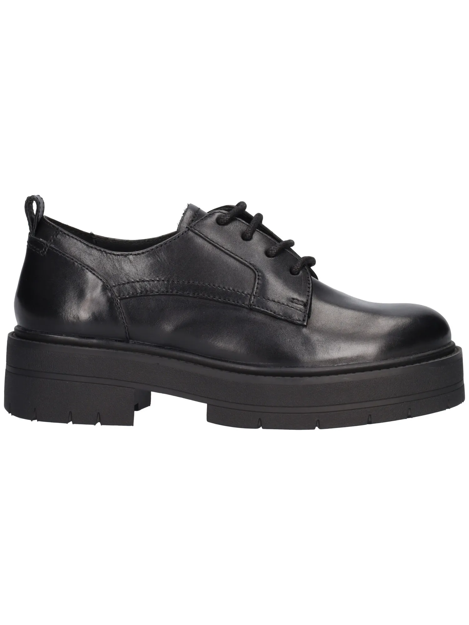 Stringata tacco largo Geox Spherica da donna nera