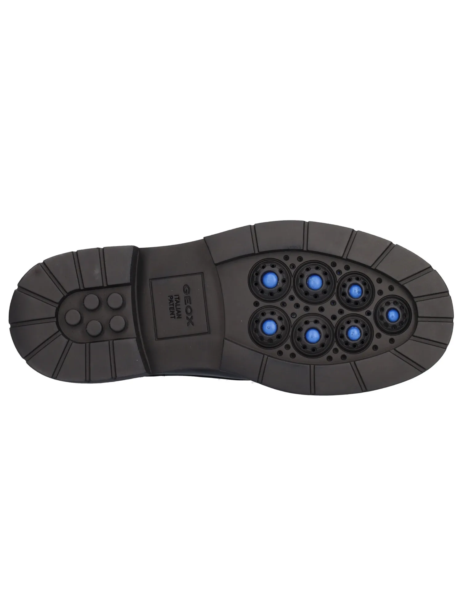Stringata tacco largo Geox Spherica da donna nera
