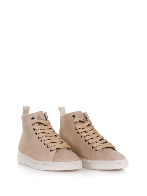 Suede ankle boot