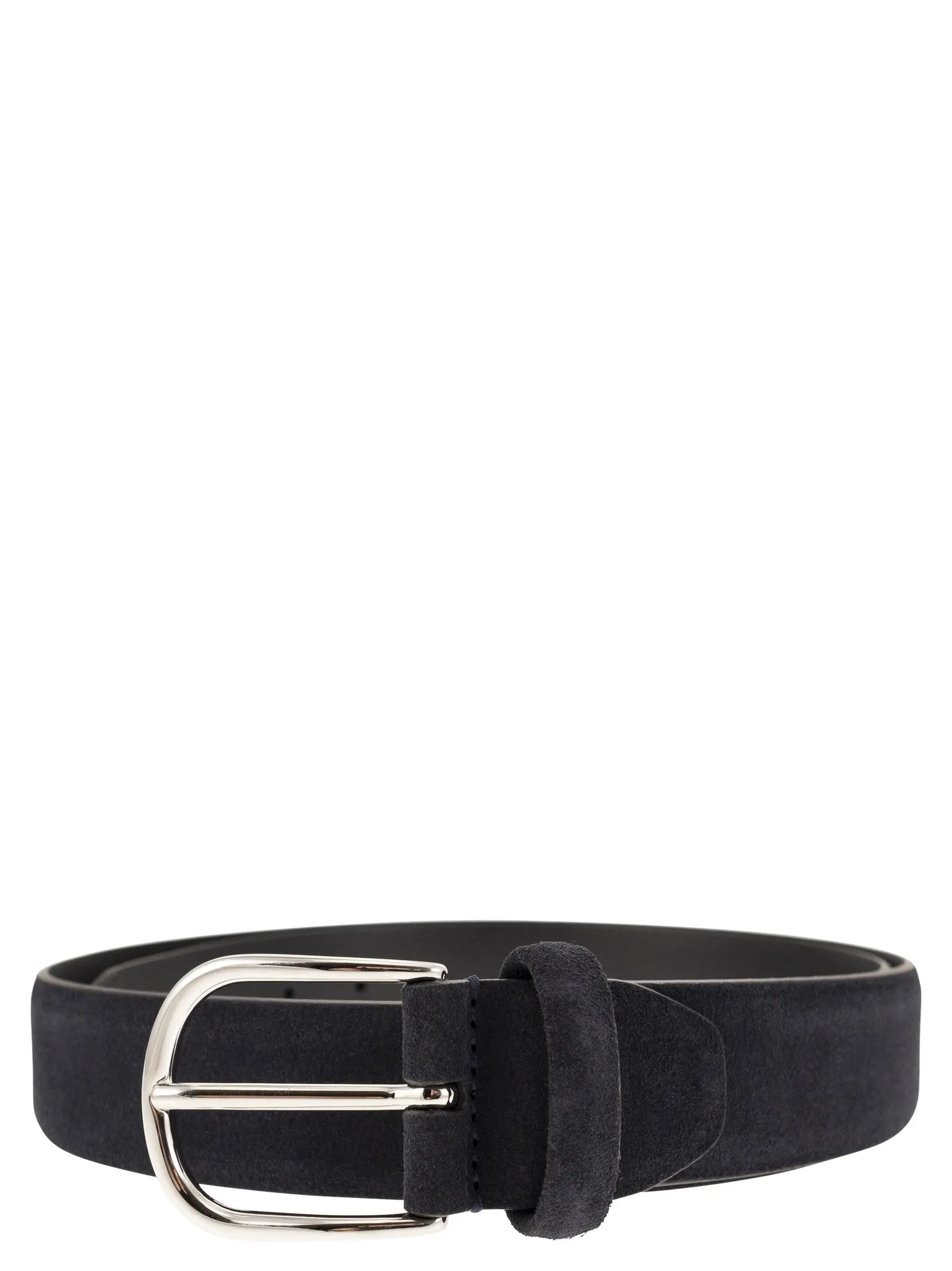 Suede leather belt