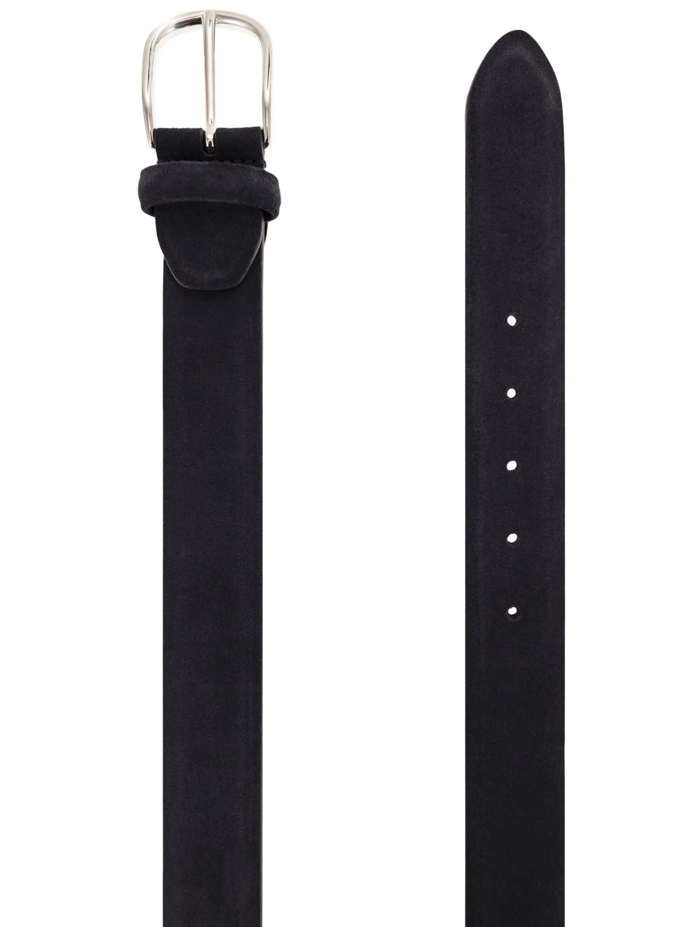 Suede leather belt