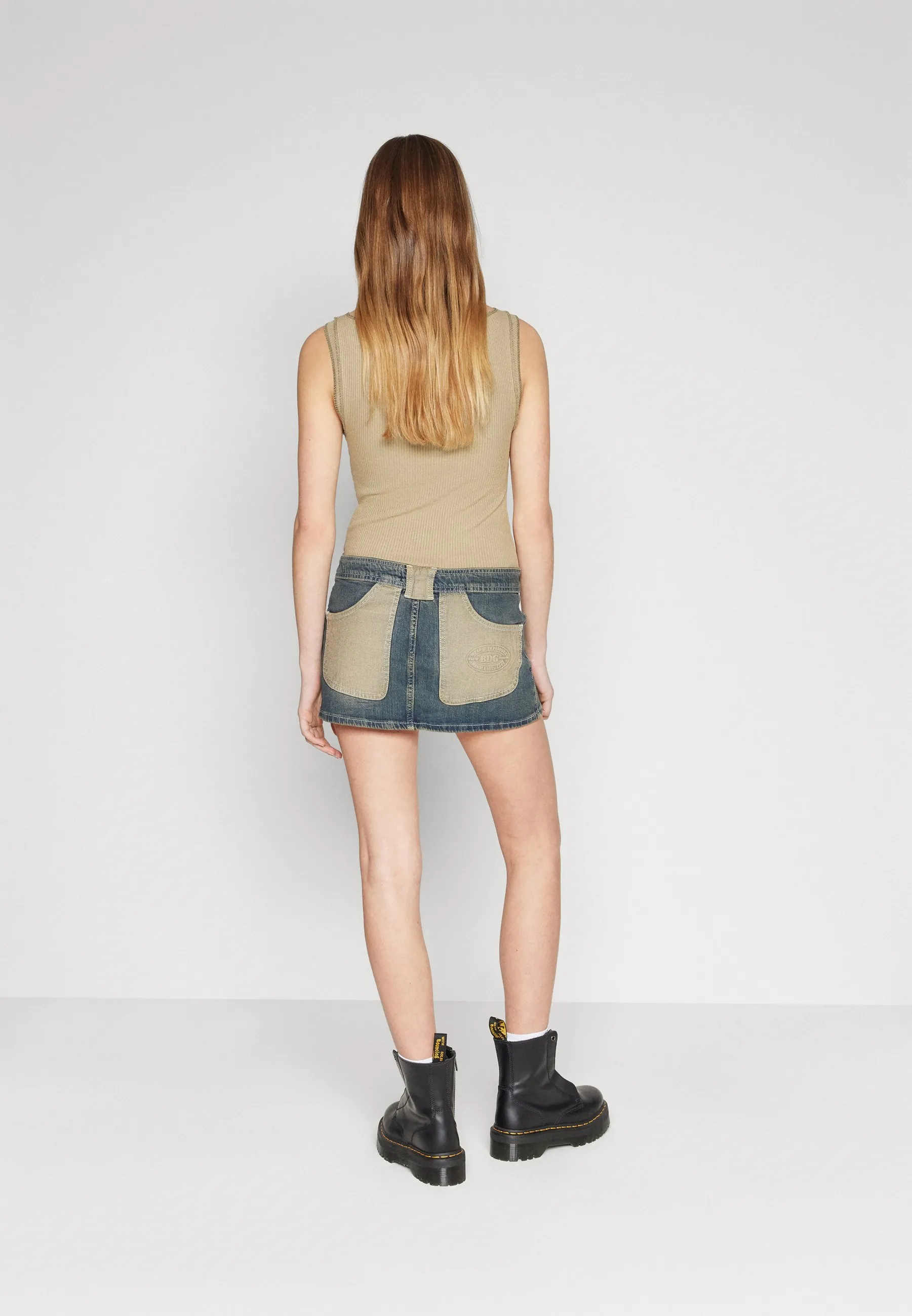 SUKI MOTOCROSS MINI SKIRT - Gonna di jeans