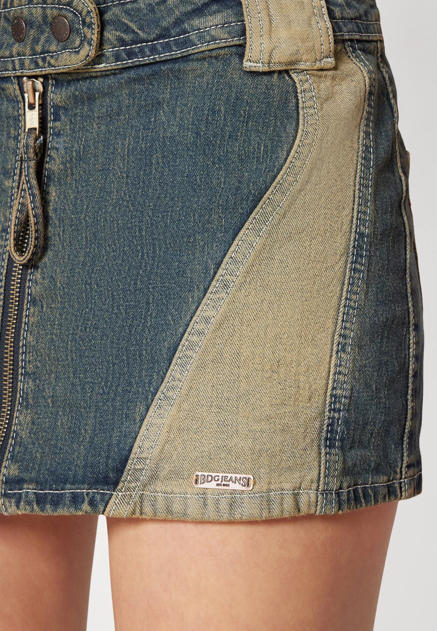 SUKI MOTOCROSS MINI SKIRT - Gonna di jeans