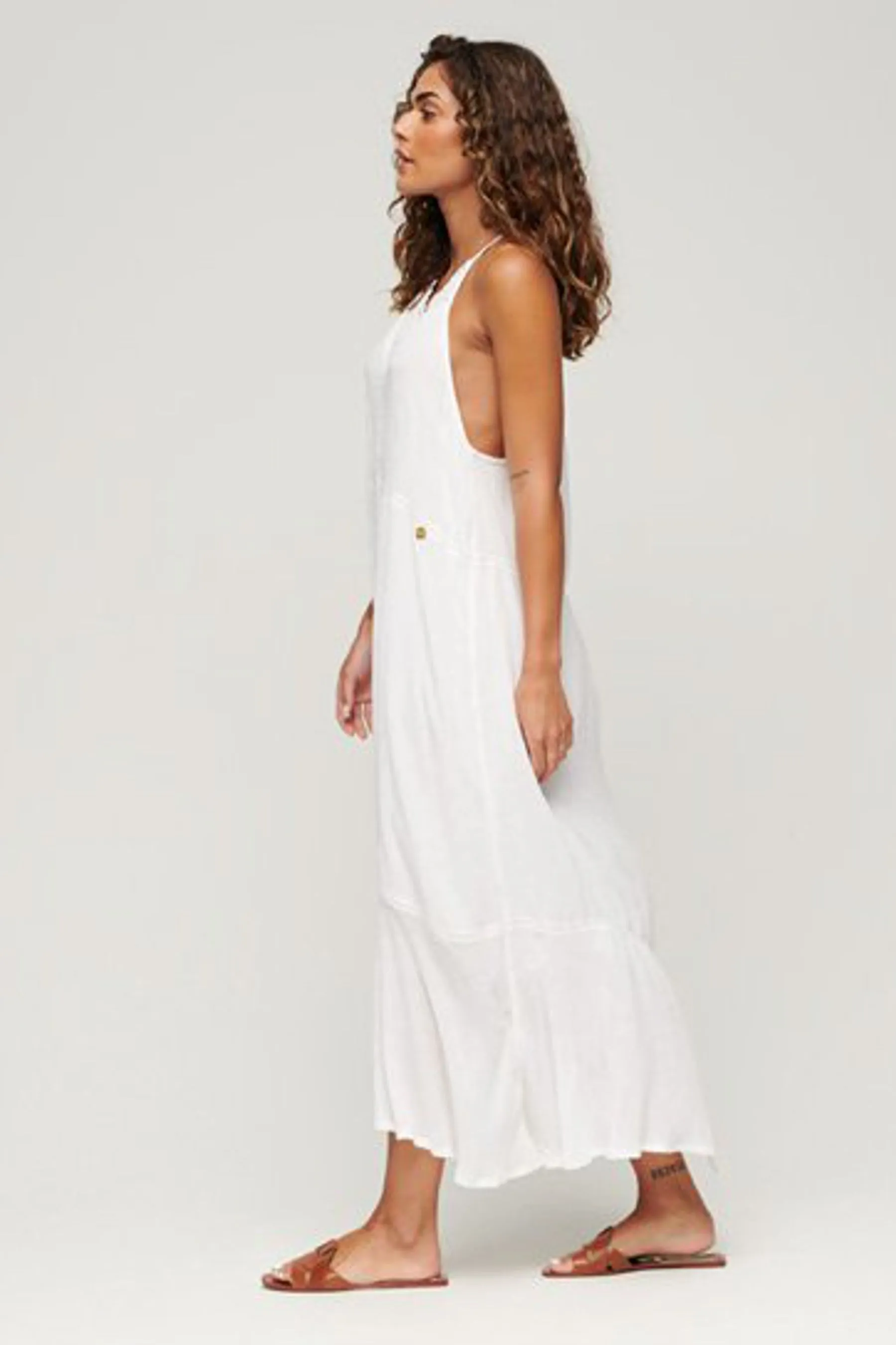 SUPERDRY Pizzo - Abito maxi con finiture