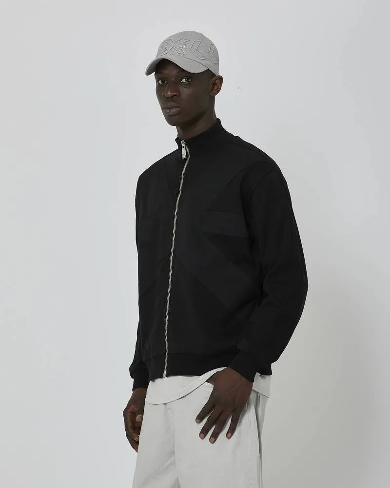 Sweatshirt Raahe - Felpa Full Zip con Collo Alto