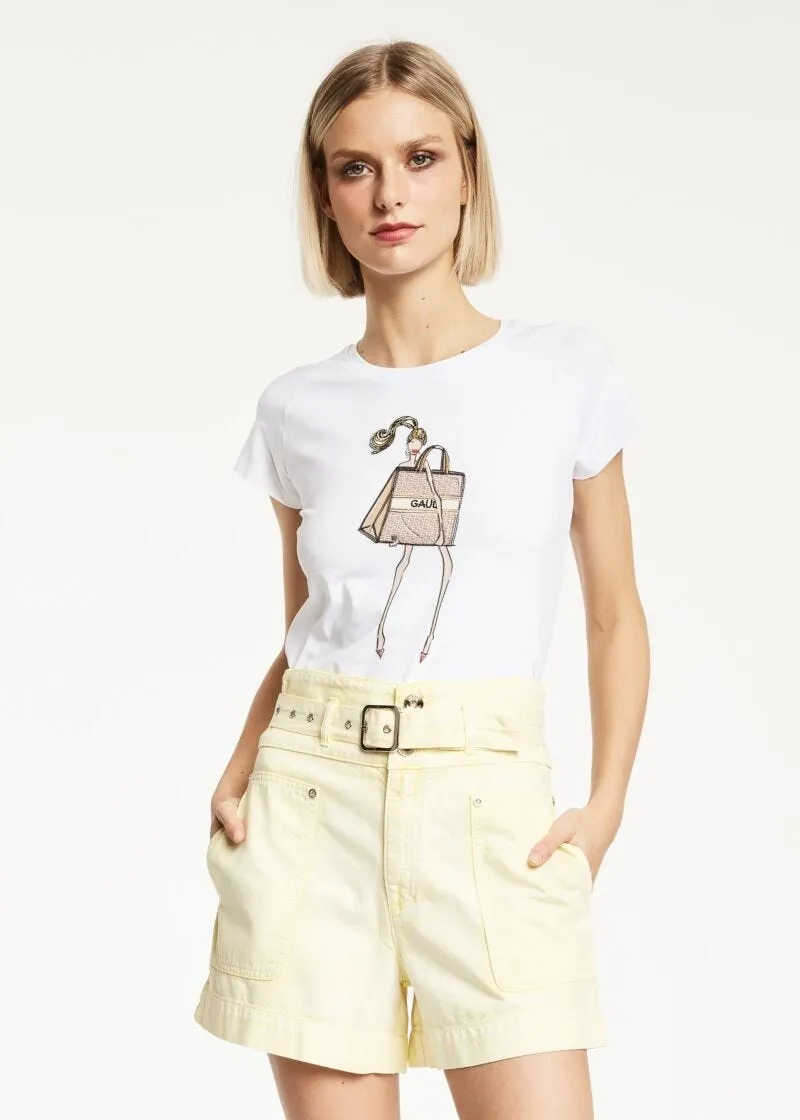T-shirt con maniche raglan