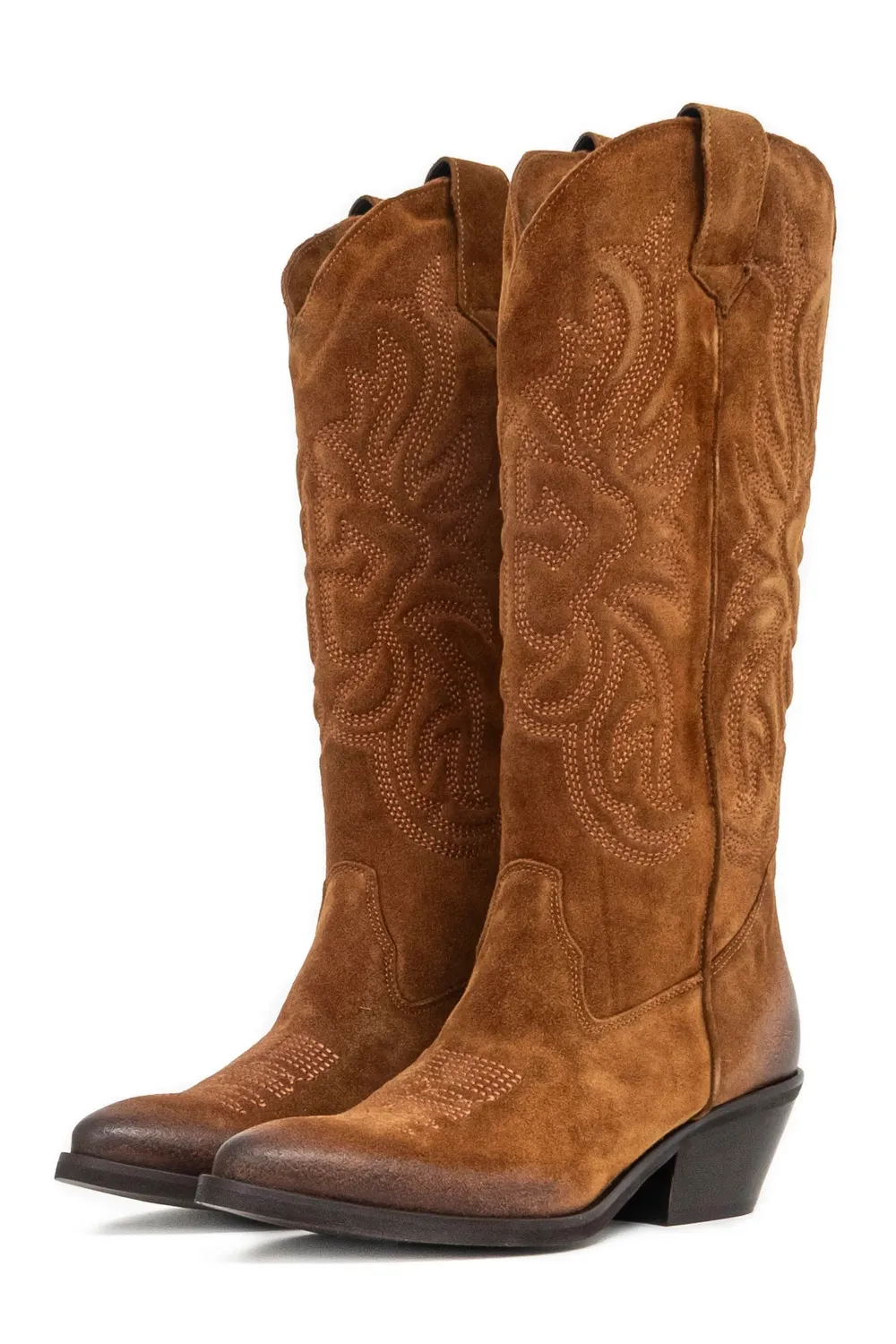 TEXANO MEDIO RICAMI SUEDE