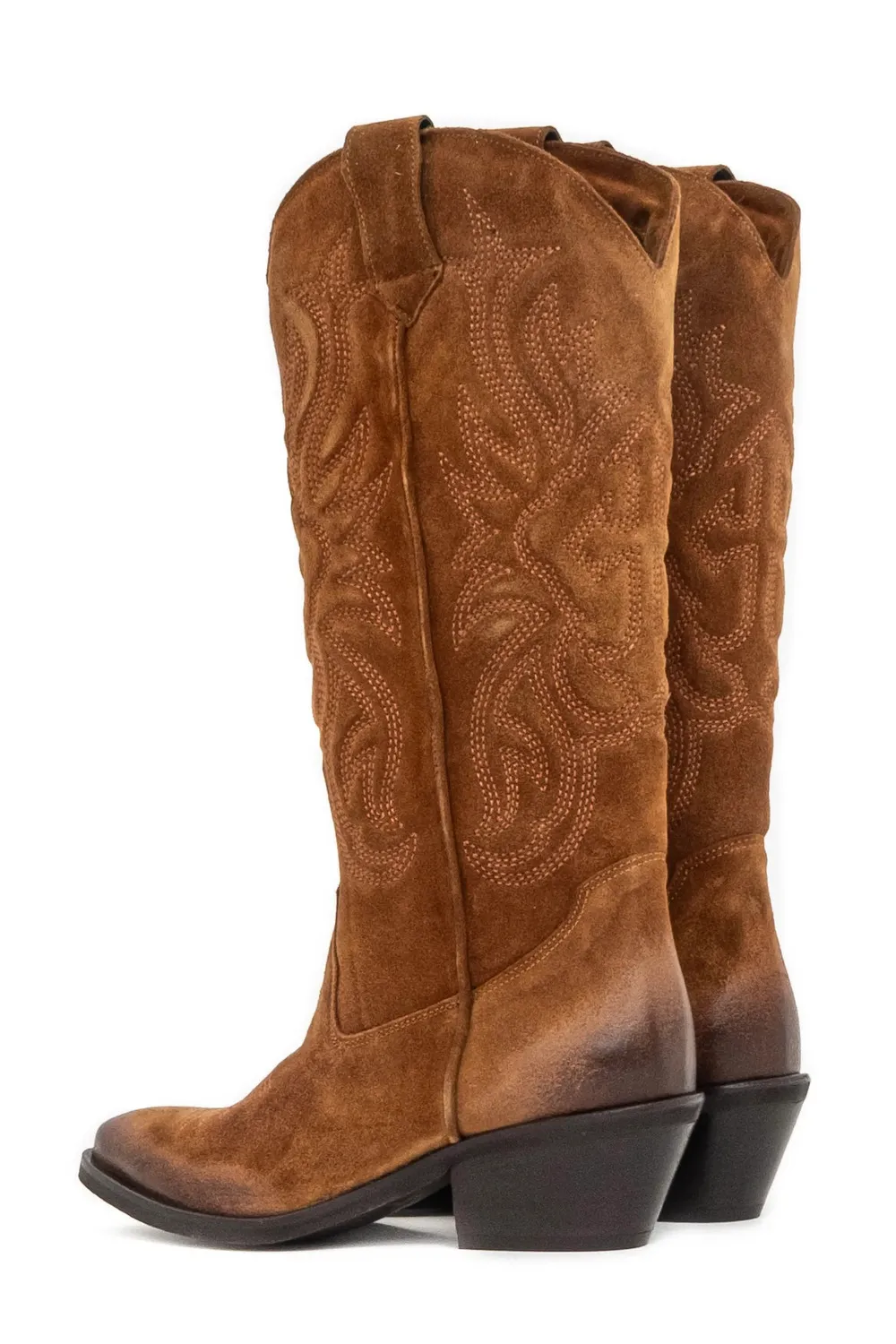 TEXANO MEDIO RICAMI SUEDE