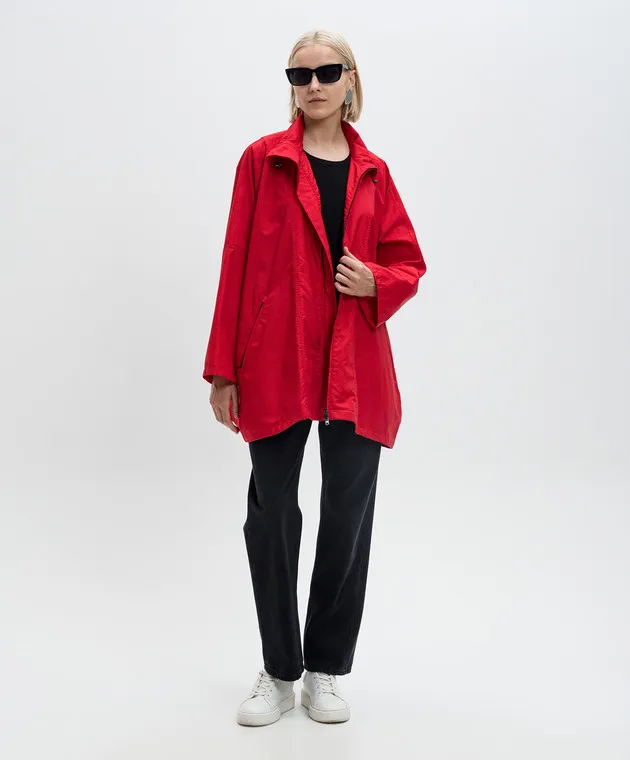 The Row Giacca a vento color rosso Dune 8189W3062