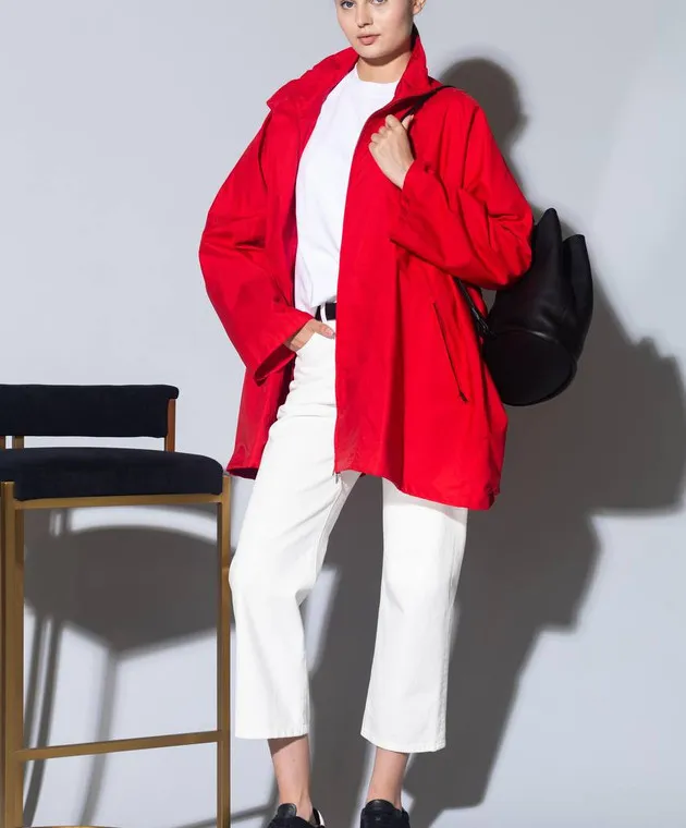 The Row Giacca a vento color rosso Dune 8189W3062