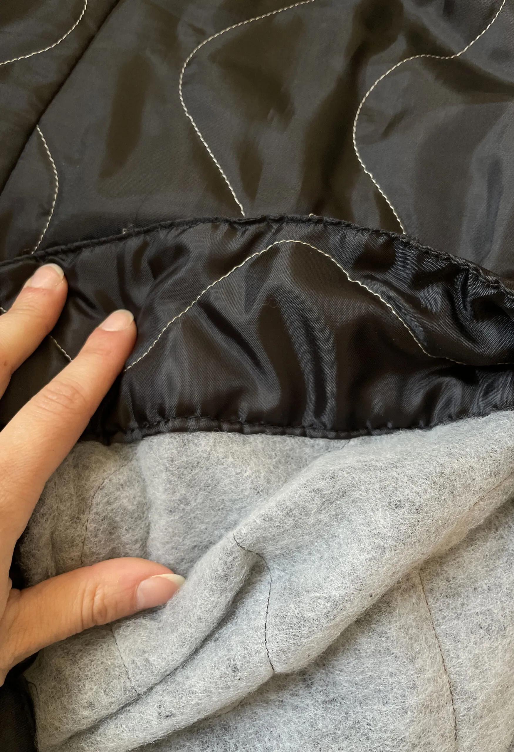 Trench extra long in vera pelle nera vintage anni ’90
