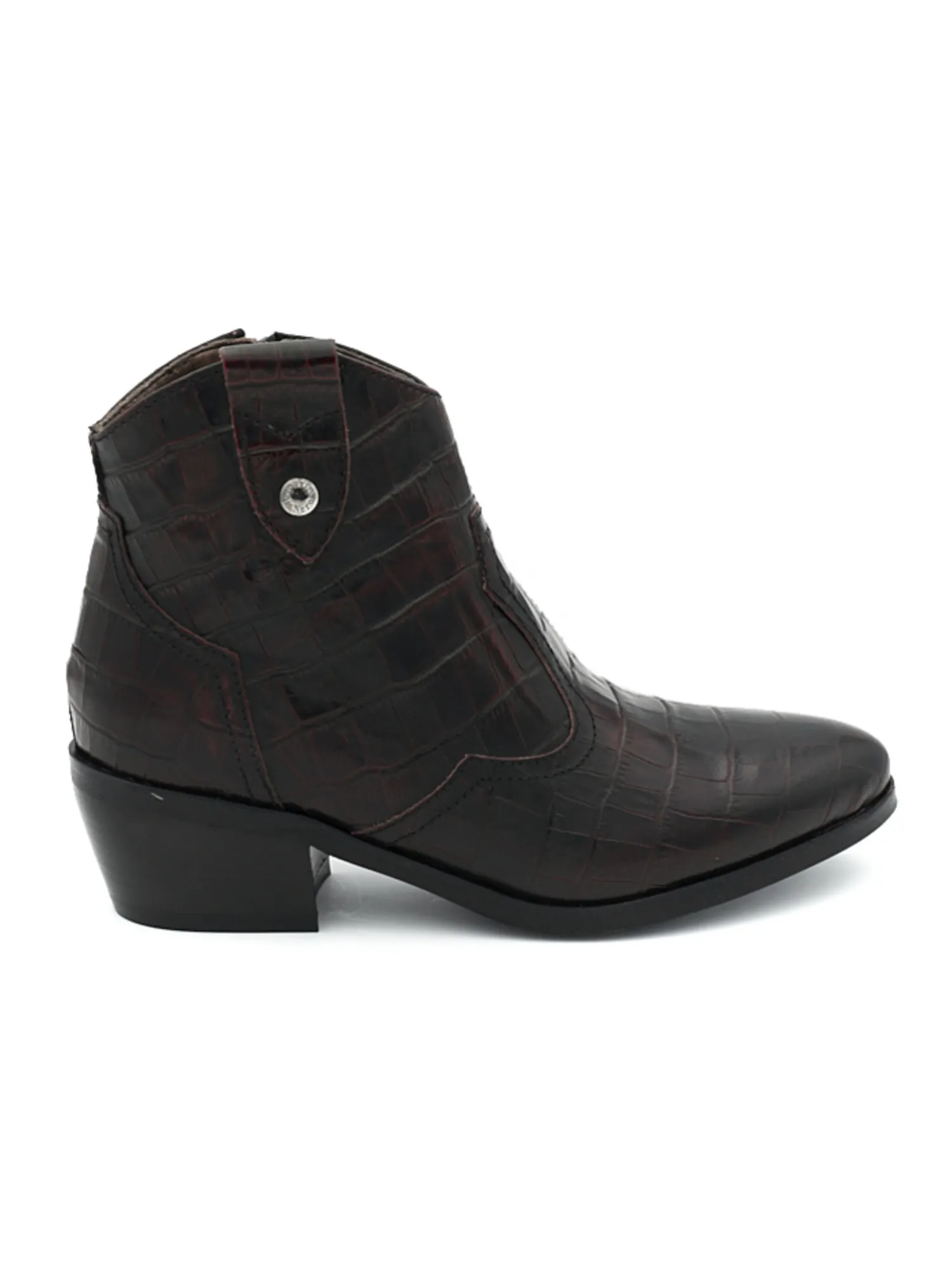 Tronchetto basso Nero Giardini donna bordeaux