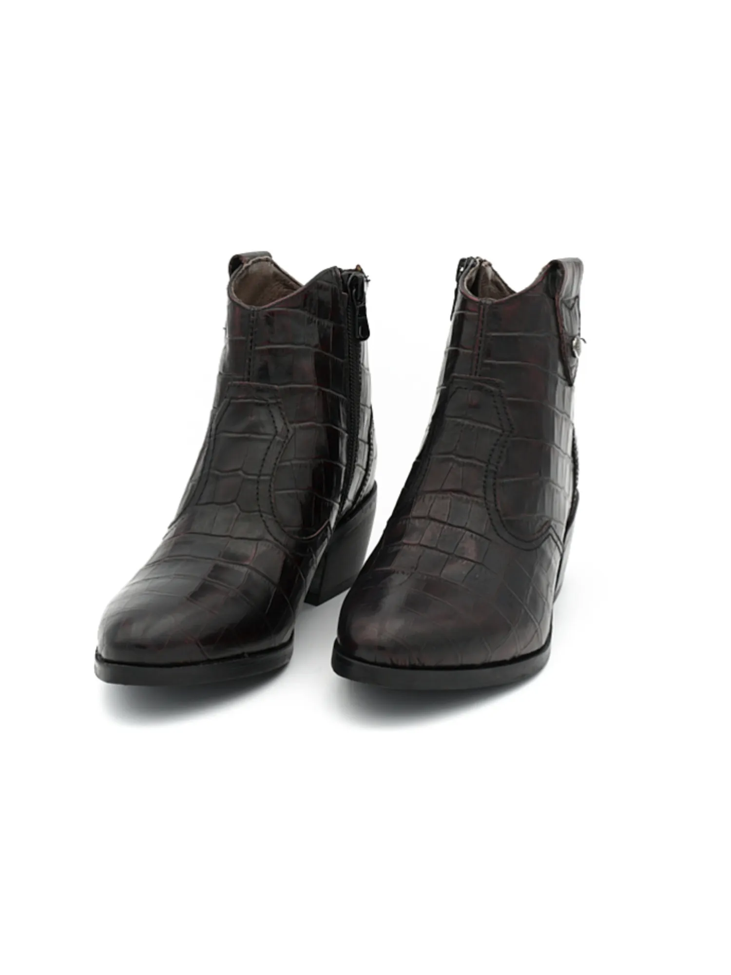 Tronchetto basso Nero Giardini donna bordeaux