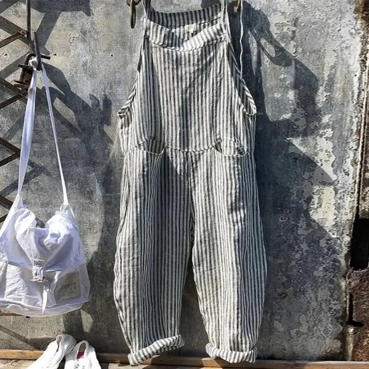 Tuta alla moda a vita alta per le donne 2024 estate casual tuta lunga a gamba larga tute pantaloni pantaloni abbigliamento femmi