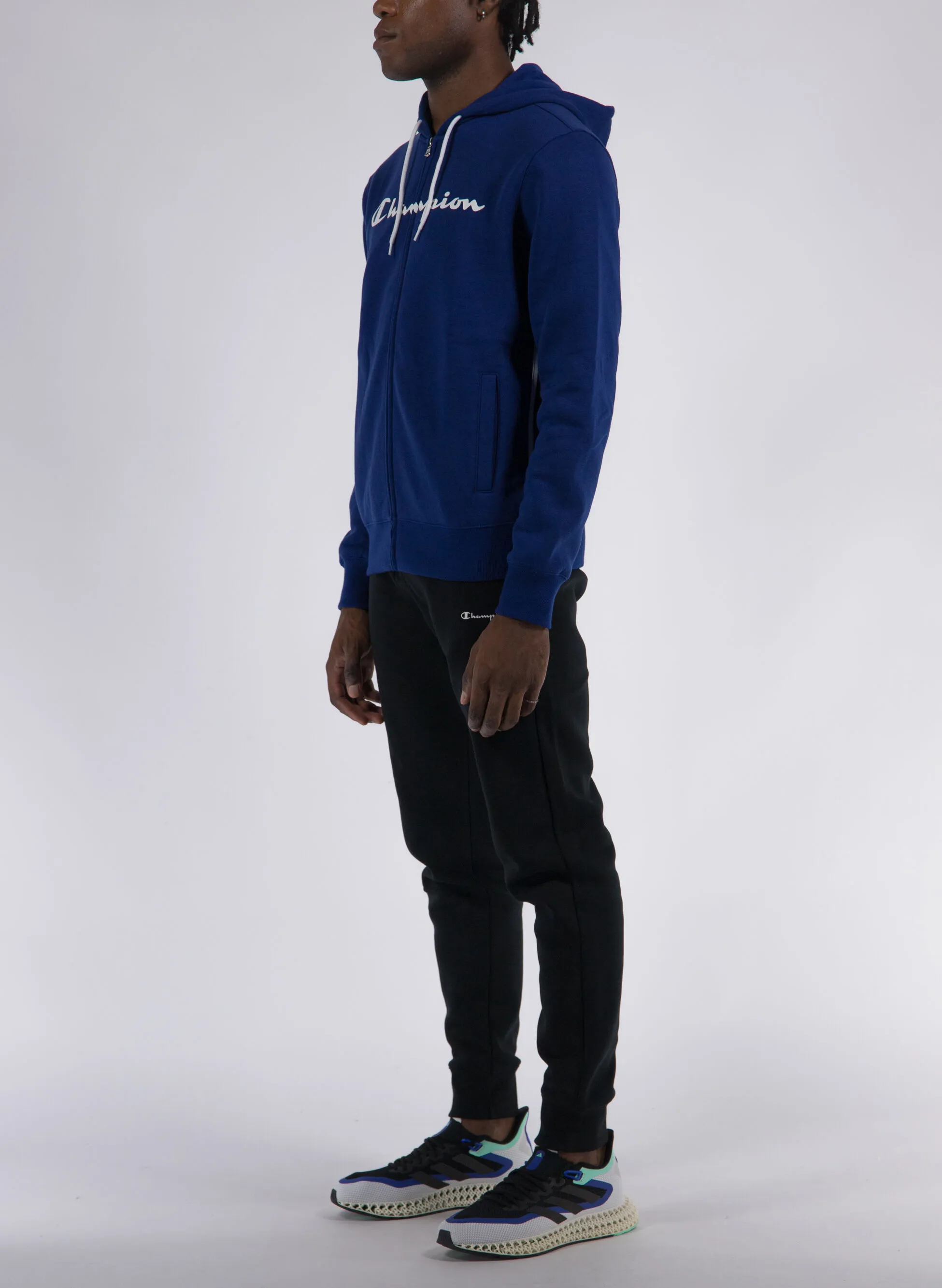 tuta full zip con logo
